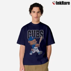 Men’s Chicago Cubs Clark the Cub for MLB Fans and Kids Classic T-Shirt in navy | Soft, Breathable Everyday Wear