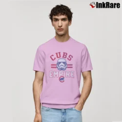 Men’s Chicago Cubs Star Wars Empire Crossover Classic T-Shirt in light pink | Soft, Breathable Everyday Wear