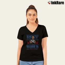 Women’s chicago made cm punk best in the world for Wrestling Fans V-Neck Tee in black | Chic Neckline, Soft Texture