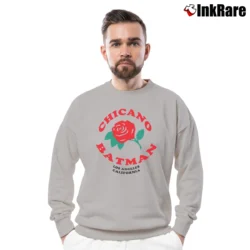 Men’s Chicano Batman Graphic Band Inspired Crewneck Sweatshirt in sport grey | Cozy Fabric, Clean Style