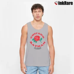 Men’s Chicano Batman Graphic Band Inspired Tank Top in sport grey | Breathable, Active-Friendly Design