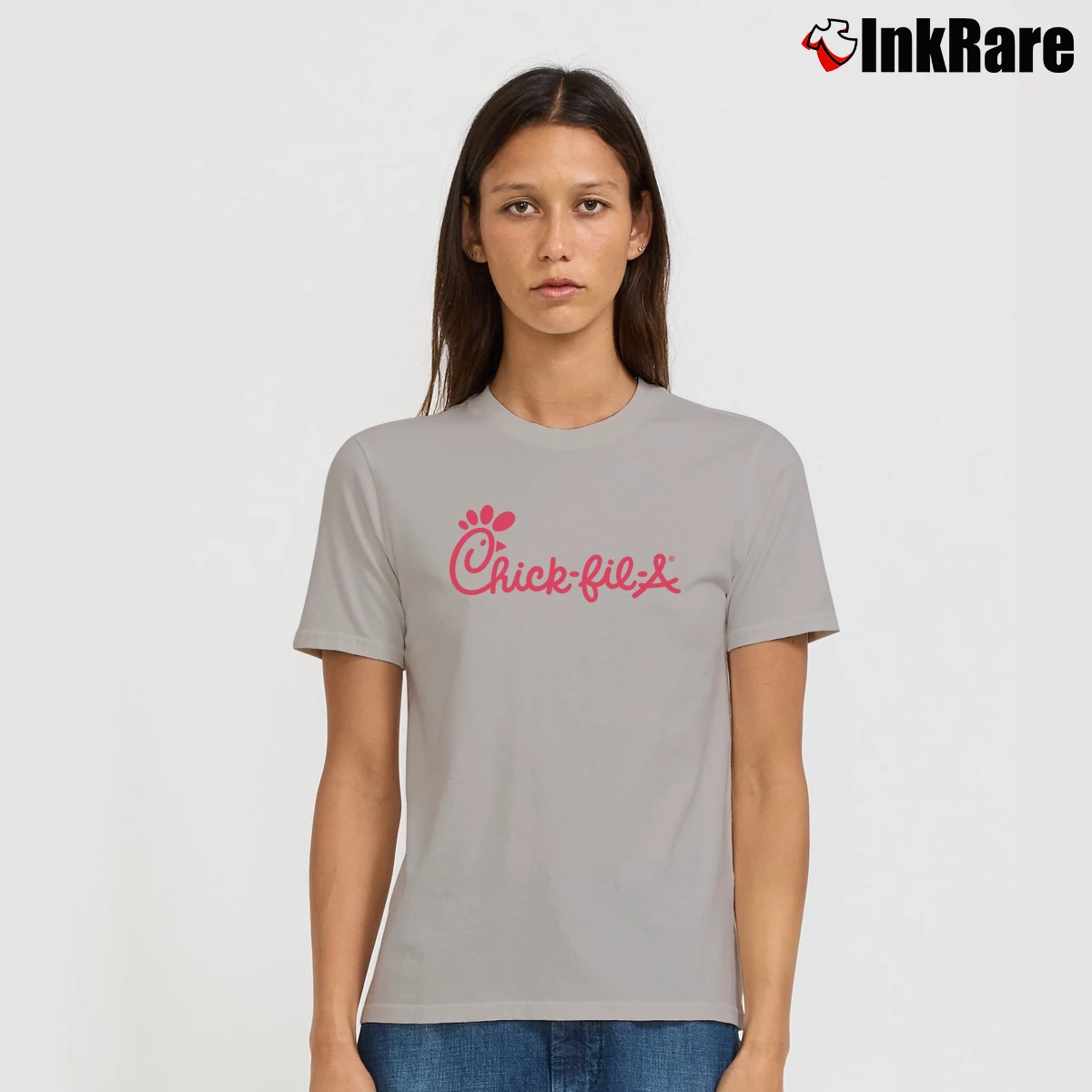 Women’s Chick Fil A Parody Signature T-Shirt in sport grey | Soft, Flattering Fit