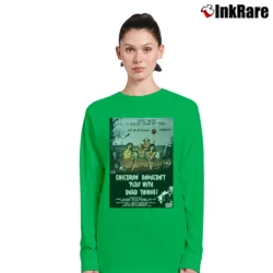 Women’s Children Shouldn't Play With Dead Things Long-Sleeve Top in irish green | Sleek, Versatile, All-Season