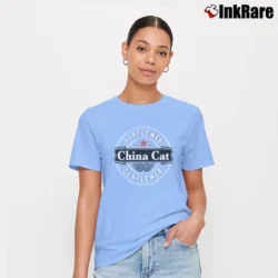 Women’s China Cat Sunflower Grateful Dead Heine Signature T-Shirt in light blue | Soft, Flattering Fit