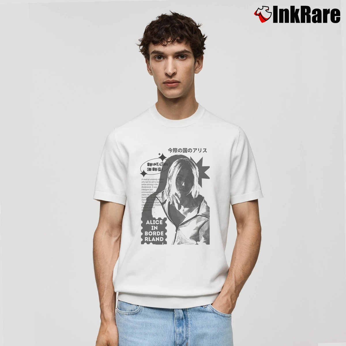 Chishiya Alice In Borderland Men’s Classic Tee in white – Premium Comfort Men’s Chishiya Alice In Borderland Classic T-Shirt in white | Soft, Breathable Everyday Wear