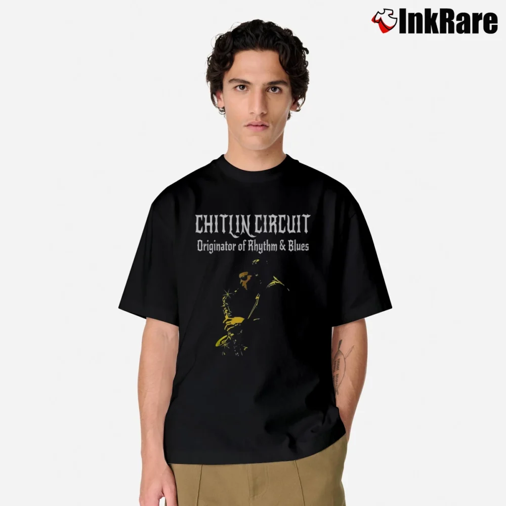 Men’s Chitlin Circuit Originator Of Rhythm Blues Jazz Classic T-Shirt in black | Soft, Breathable Everyday Wear