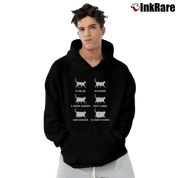 Men’s Chonk Funny Cats Meme Classic Chonker Oh Lawd He Comin Pullover Hoodie in black | Cozy, Durable, Modern Fit