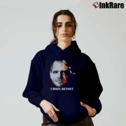 Women’s Chris Benoit Wwe Wrestling Tribute Cozy Hoodie in navy | Warm, Structured, Stylish