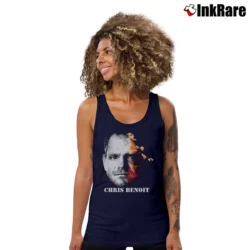 Women’s Chris Benoit Wwe Wrestling Tribute Tank Top in navy | Lightweight, Movement-Friendly
