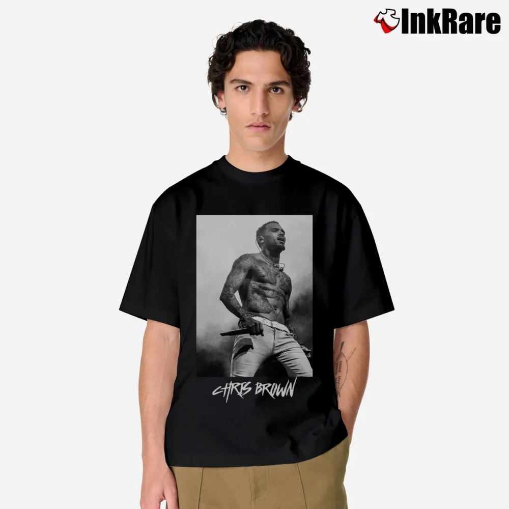 Men’s Chris Brown Icon Classic T-Shirt in black | Soft, Breathable Everyday Wear