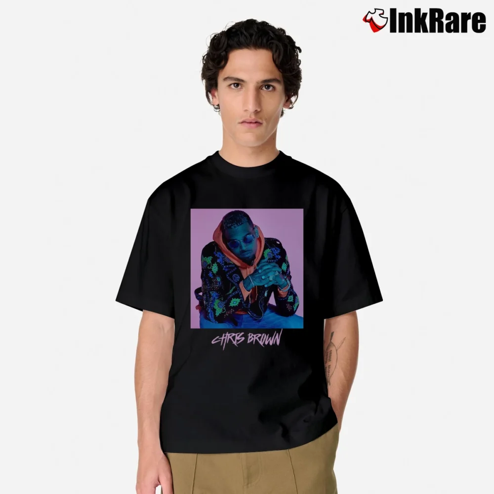 Men’s Chris Brown Classic T-Shirt in black | Soft, Breathable Everyday Wear