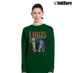 Women’s Chris Hemsworth Bootleg Vintage Retro Bootleg Long-Sleeve Top in forest green | Sleek, Versatile, All-Season
