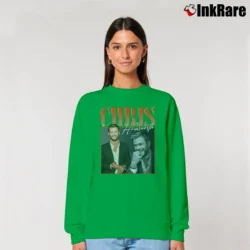Women’s Chris Hemsworth Bootleg Vintage Retro Bootleg Relaxed Sweatshirt in irish green | Soft, Laid-Back Vibe