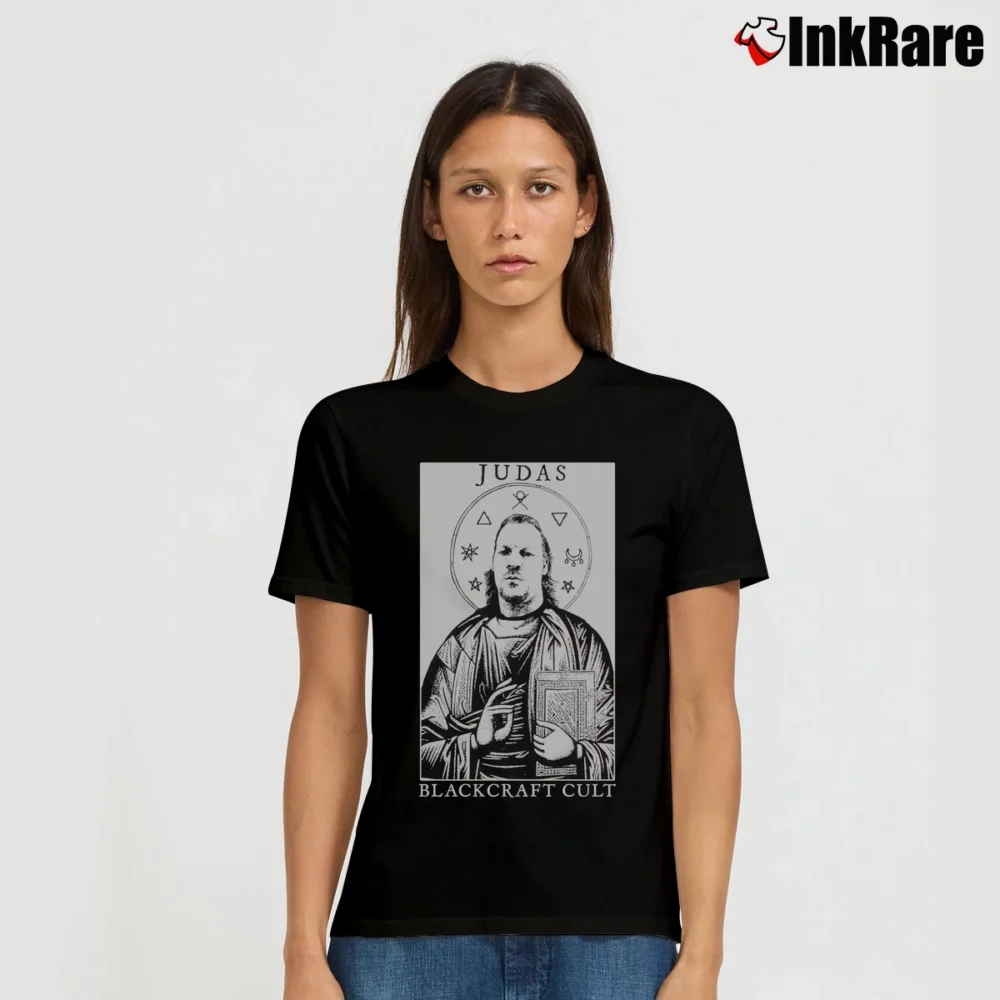 Women’s Chris Jericho Judas Wrestling Signature T-Shirt in black | Soft, Flattering Fit