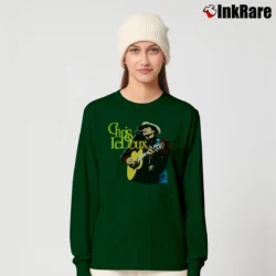 Women’s Chris Ledoux Band Country Music Long-Sleeve Top in forest green | Sleek, Versatile, All-Season
