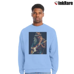 Men’s Chris Stapleton Country Soul Crewneck Sweatshirt in light blue | Cozy Fabric, Clean Style
