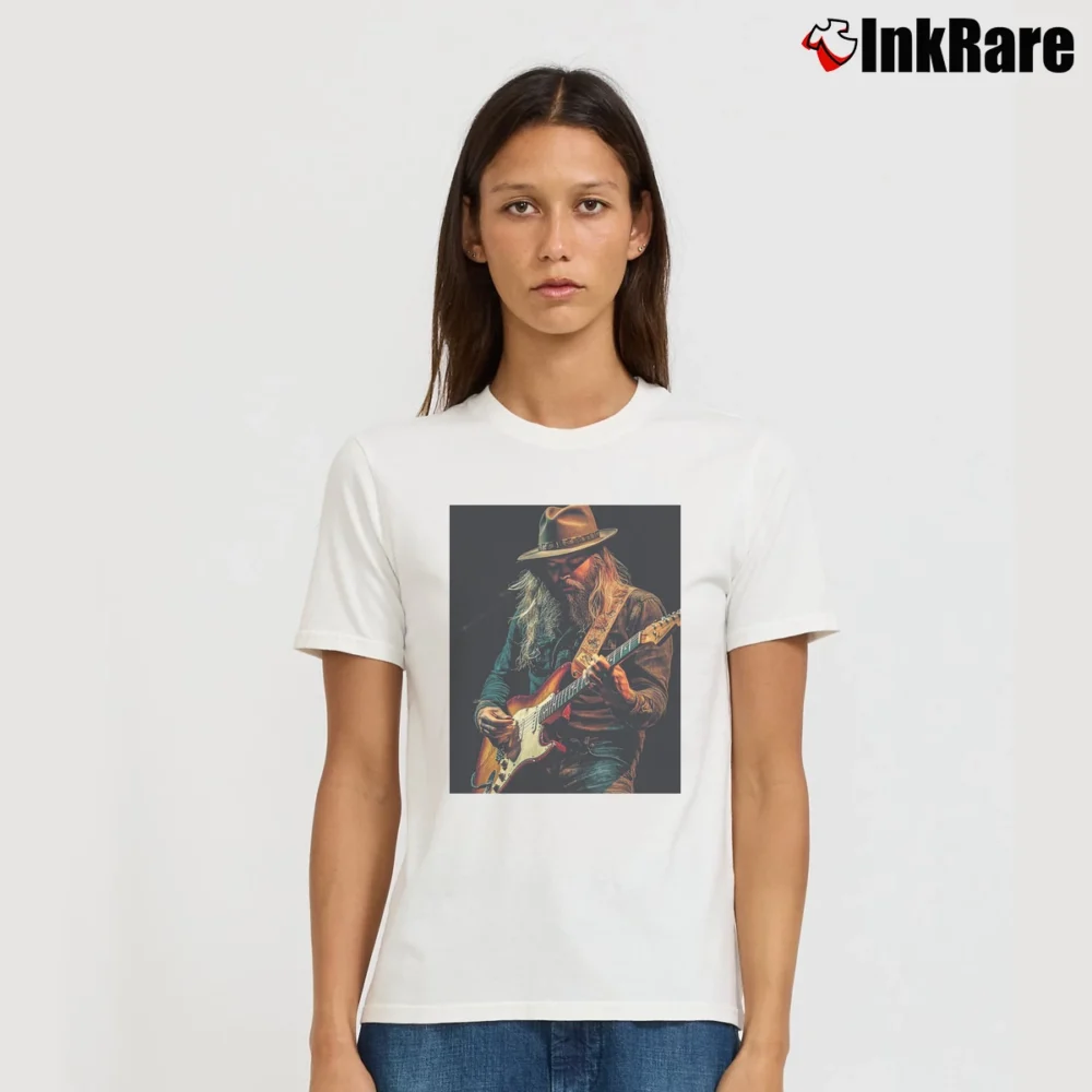 Women’s Chris Stapleton Country Soul Signature T-Shirt in white | Soft, Flattering Fit