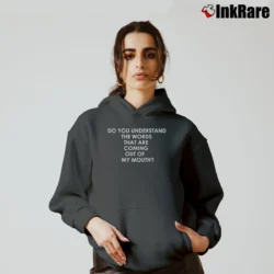 Women’s Chris Tucker Rush Hour Quote Cozy Hoodie in charcoal | Warm, Structured, Stylish
