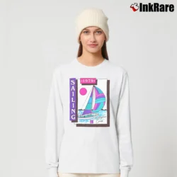 Women’s Christopher Cross Sailing Album Long-Sleeve Top in white | Sleek, Versatile, All-Season