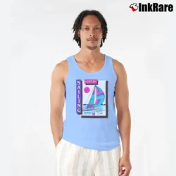 Men’s Christopher Cross Sailing Album Tank Top in light blue | Breathable, Active-Friendly Design