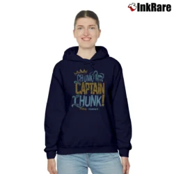 Women’s Chunk No Captain Chunk Crowned Logo Distressed Cozy Hoodie in navy | Warm, Structured, Stylish