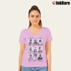 Women’s Chunk Star Wars Class Of Parody Classic V-Neck Tee in light pink | Chic Neckline, Soft Texture