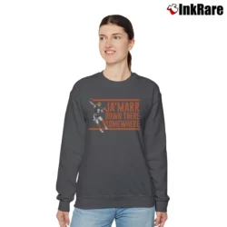 Women’s cincinnati bengals joe burrow ja'marr chase down there somewhere for NFL Fans Relaxed Sweatshirt in charcoal | Soft, Laid-Back Vibe