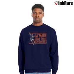 Men’s cincinnati bengals joe burrow ja'marr chase down there somewhere for NFL Fans Crewneck Sweatshirt in navy | Cozy Fabric, Clean Style