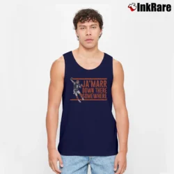 Men’s cincinnati bengals joe burrow ja'marr chase down there somewhere for NFL Fans Tank Top in navy | Breathable, Active-Friendly Design