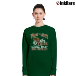 Women’s Cincinnati Bengals Snoopy Football Long-Sleeve Top in forest green | Sleek, Versatile, All-Season