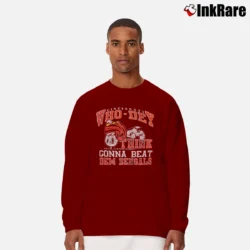Men’s Cincinnati Bengals Snoopy Football Long-Sleeve Shirt in maroon | Sleek, Lightweight, Year-Round Wear