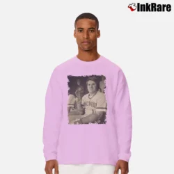 Men’s Cincinnati Reds Pete Rose Long-Sleeve Shirt in light pink | Sleek, Lightweight, Year-Round Wear