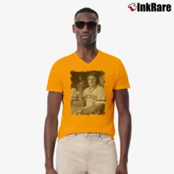 Men’s Cincinnati Reds Pete Rose V-Neck Tee in orange | Sharp, Breathable, Everyday Staple