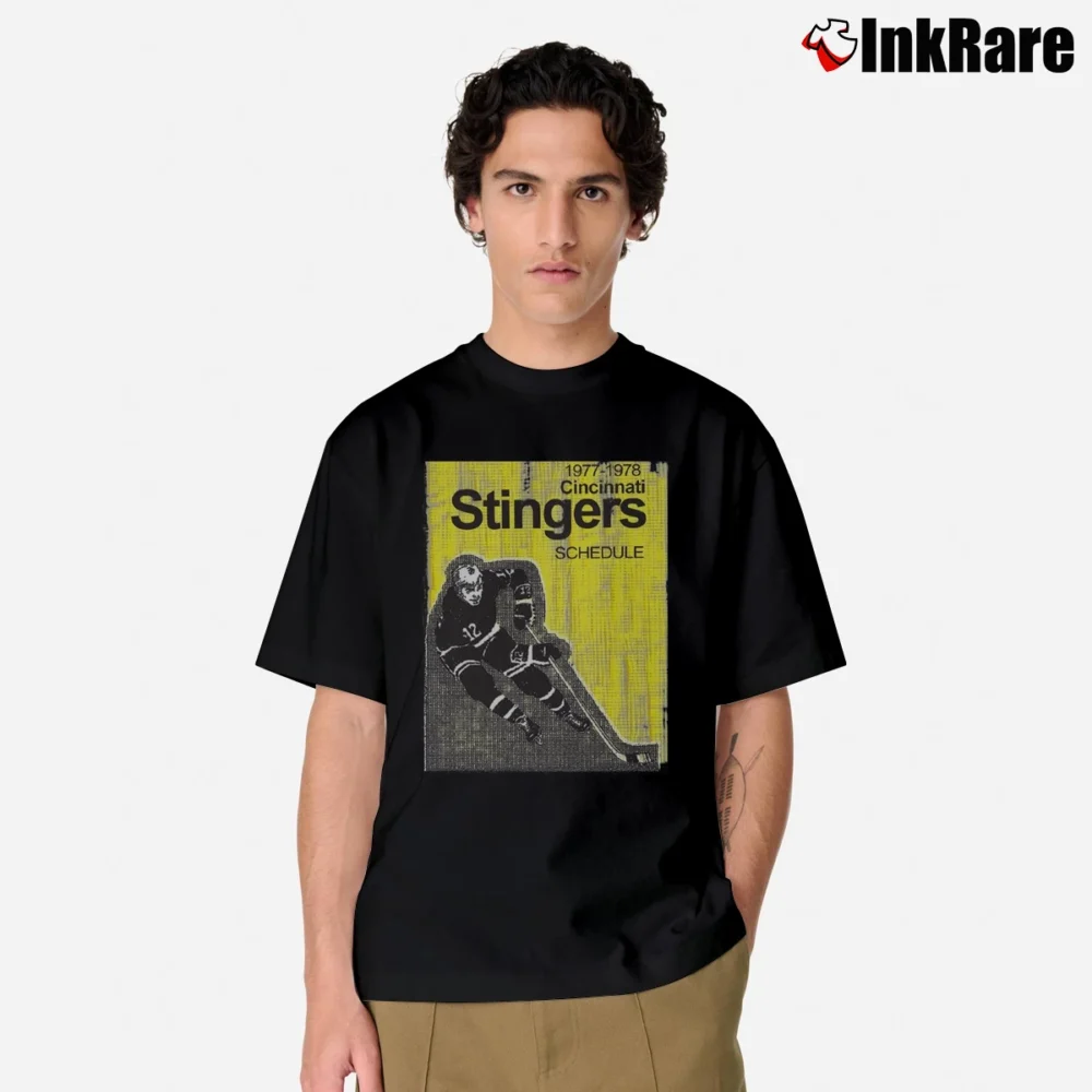 Men’s Cincinnati Stingers Schedule Classic T-Shirt in black | Soft, Breathable Everyday Wear