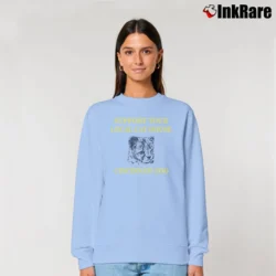 Women’s Cincinnati Zoo Bengals 80s – Support Your Local Big Cat House Relaxed Sweatshirt in light blue | Soft, Laid-Back Vibe
