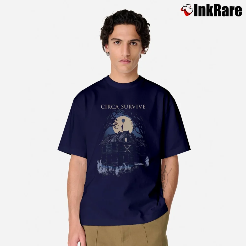 Men’s Circa Survive Band Art Classic T-Shirt in navy | Soft, Breathable Everyday Wear