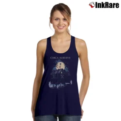 Women’s Circa Survive Band Art Tank Top in navy | Lightweight, Movement-Friendly