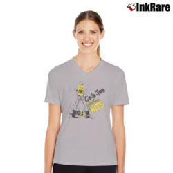 Women’s Circle Jerks Golden Shower V-Neck Tee in sport grey | Chic Neckline, Soft Texture