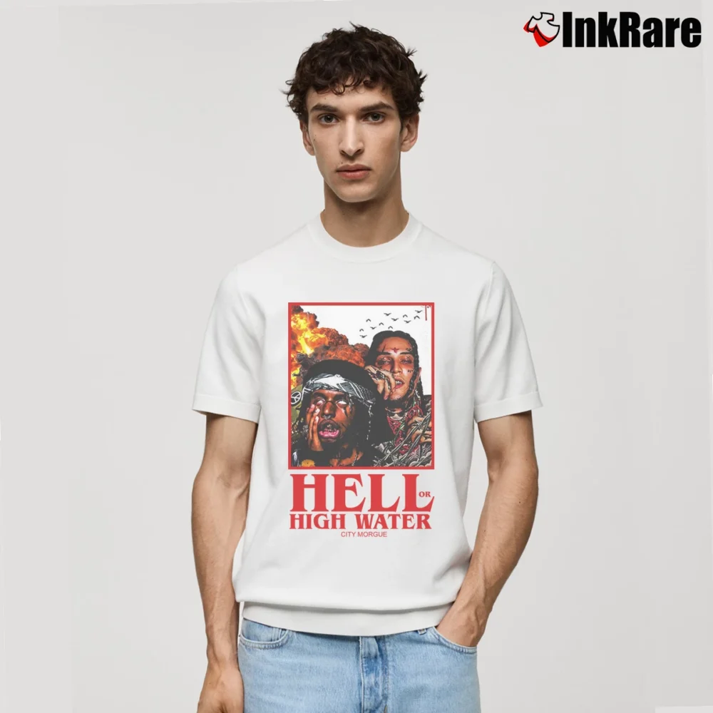 Men’s City Morgue 3 Band Graphic Classic T-Shirt in white | Soft, Breathable Everyday Wear