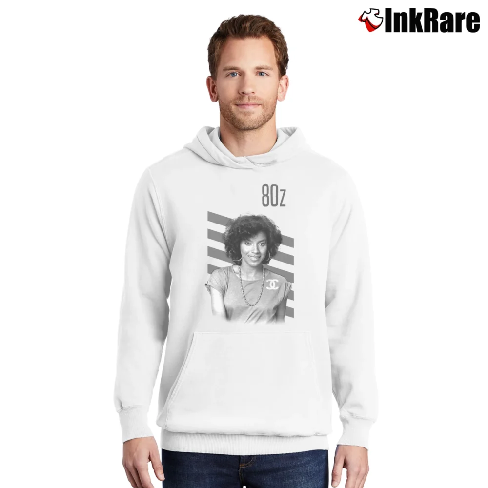 Men’s Claire Huxtable From Servedfresh Pullover Hoodie in white | Cozy, Durable, Modern Fit