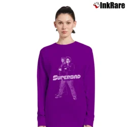 Women’s Clasic Movie Superbad Comedy Long-Sleeve Top in purple | Sleek, Versatile, All-Season