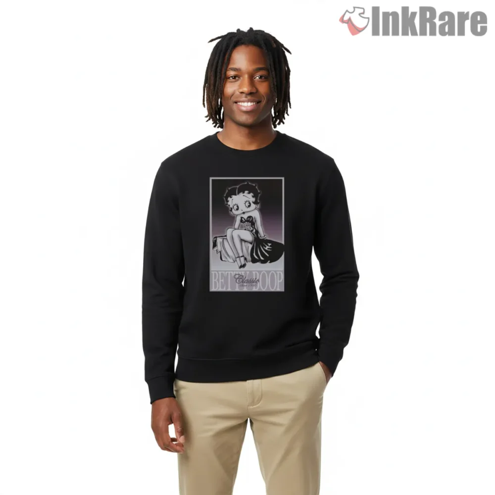 Classic Betty Boop Hollywood Style Icon Shirt on graphic shirt for men graphic tee