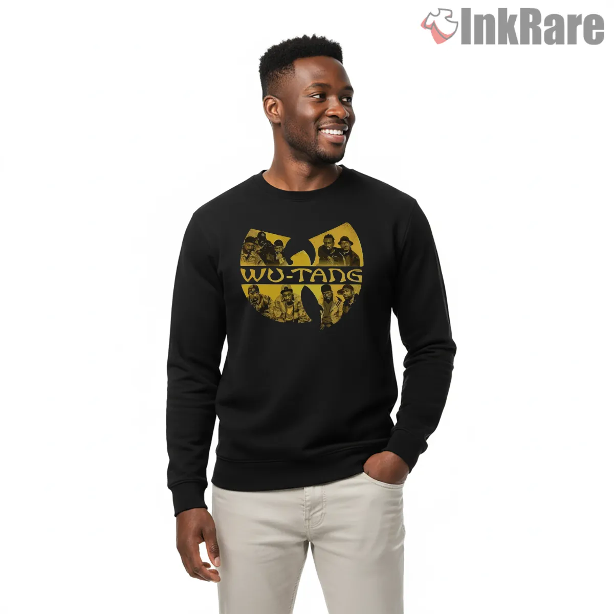 Classic Group Photo Wu Tang Emblem Shirt Classic Group Photo Wu Tang Emblem Shirt on graphic shirt for men graphic tee