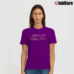 Women’s Classic Gucci Logo Graphic Signature T-Shirt in purple | Soft, Flattering Fit
