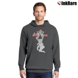Men’s Classic Harley Davidson Motorcycle Pullover Hoodie in charcoal | Cozy, Durable, Modern Fit