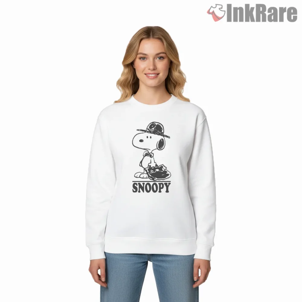 Classic Snoopy Standing Icon Graphic Shirt on graphic shirt for women graphic tee