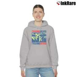 Women’s Classic Talking Heads Poster Cozy Hoodie in sport grey | Warm, Structured, Stylish