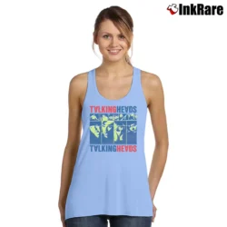 Women’s Classic Talking Heads Poster Tank Top in light blue | Lightweight, Movement-Friendly