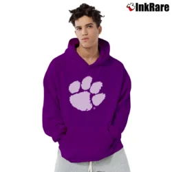 Men’s Clemson Paw Pullover Hoodie in purple | Cozy, Durable, Modern Fit