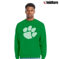Men’s Clemson Paw Crewneck Sweatshirt in irish green | Cozy Fabric, Clean Style